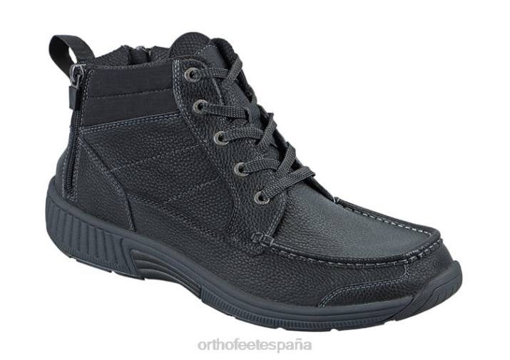 postal de guardabosques hombres Orthofeet 00DT155 negro botas