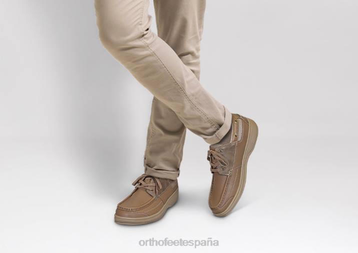 bata roja hombres Orthofeet 00DT168 arena zapatos casuales