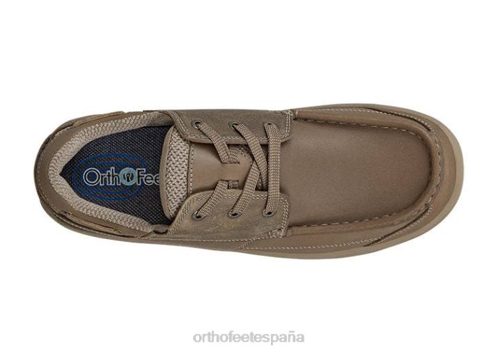 bata roja hombres Orthofeet 00DT168 arena zapatos casuales