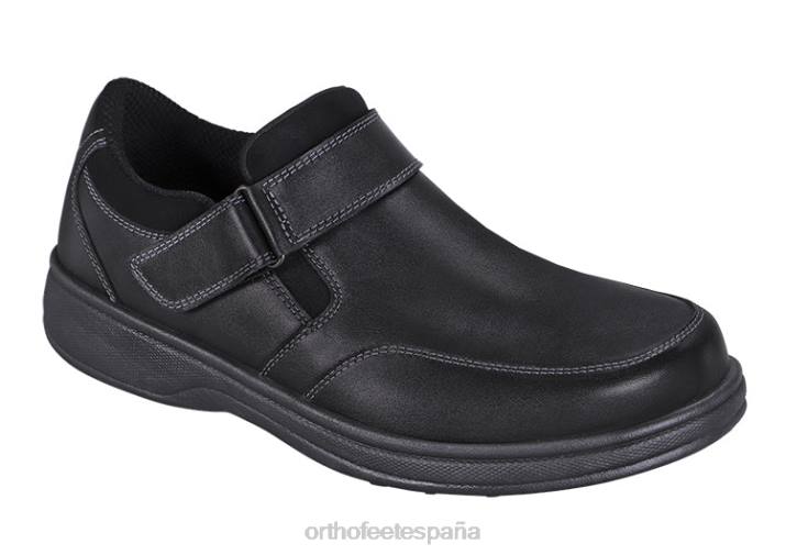 zodíaco hombres Orthofeet 00DT174 negro zapatos casuales