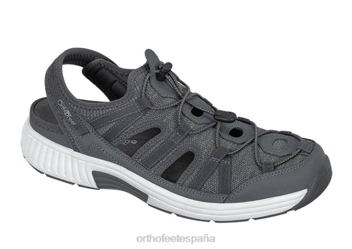 Tauro hombres Orthofeet 00DT122 gris sandalias