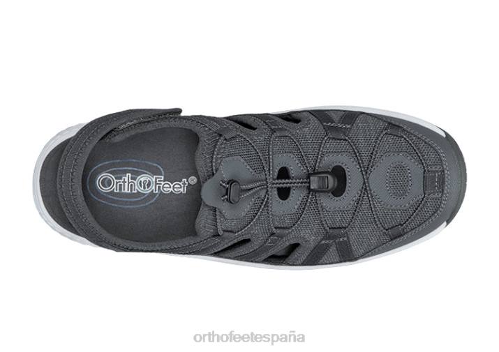 Tauro hombres Orthofeet 00DT122 gris sandalias