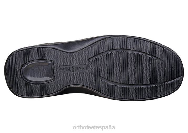 centro de lincoln hombres Orthofeet 00DT173 negro Zapatos de vestir