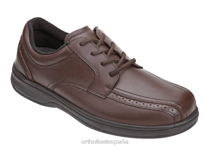 gramo hombres Orthofeet 00DT171 marrón Zapatos de vestir