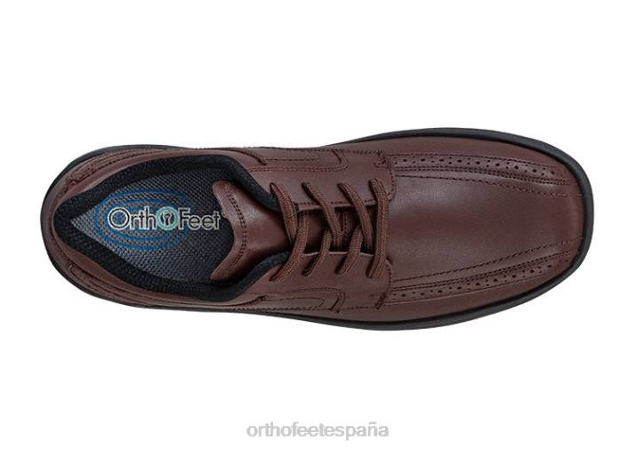 gramo hombres Orthofeet 00DT171 marrón Zapatos de vestir