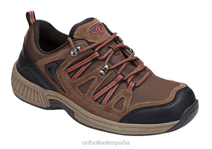 Sorrento hombres Orthofeet 00DT147 marrón zapatillas