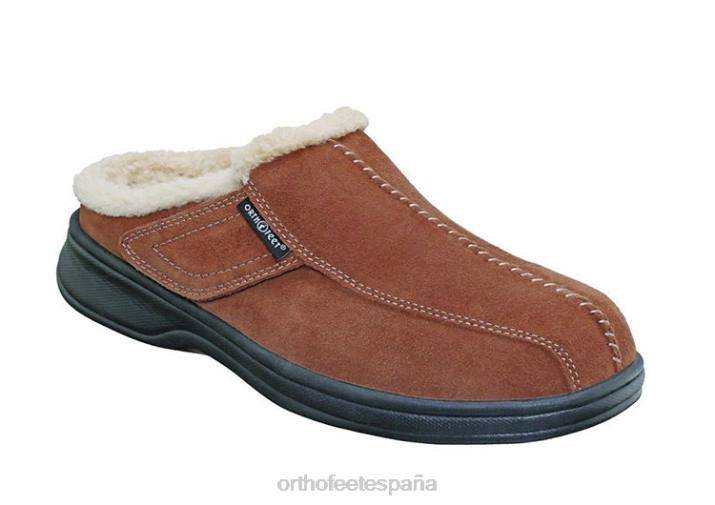 asheville hombres Orthofeet 00DT179 marrón zapatillas