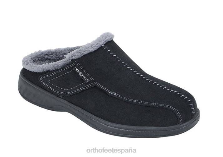 asheville hombres Orthofeet 00DT180 negro zapatillas