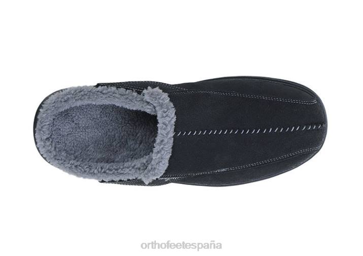 asheville hombres Orthofeet 00DT180 negro zapatillas