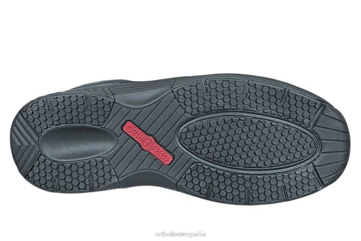 empalizadas del pacífico a prueba de agua hombres Orthofeet 00DT140 negro zapatillas