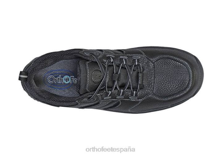 empalizadas del pacífico a prueba de agua hombres Orthofeet 00DT140 negro zapatillas