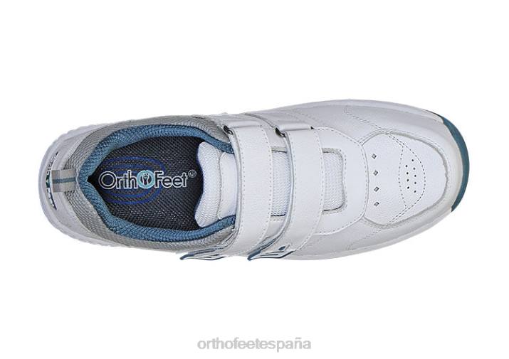 álamo hombres Orthofeet 00DT144 blanco zapatillas