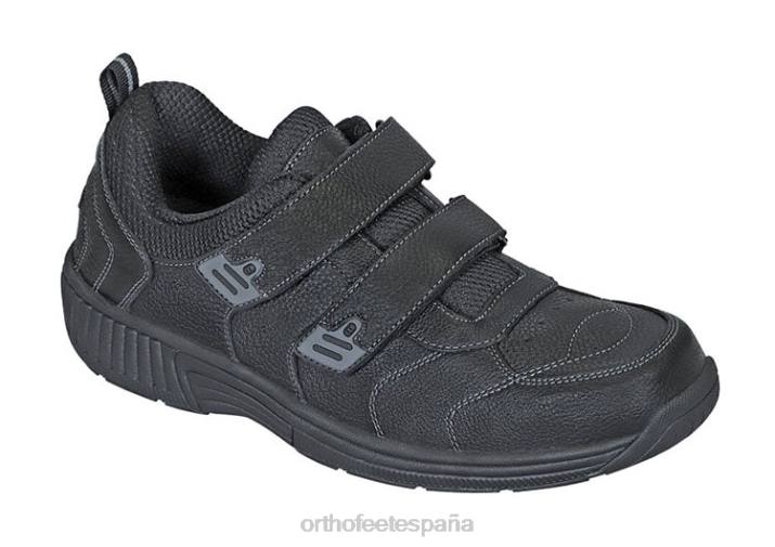 álamo hombres Orthofeet 00DT145 negro zapatillas