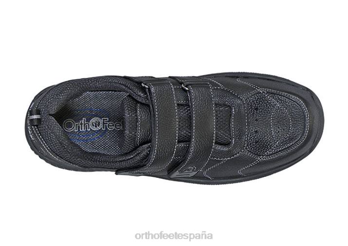 álamo hombres Orthofeet 00DT145 negro zapatillas