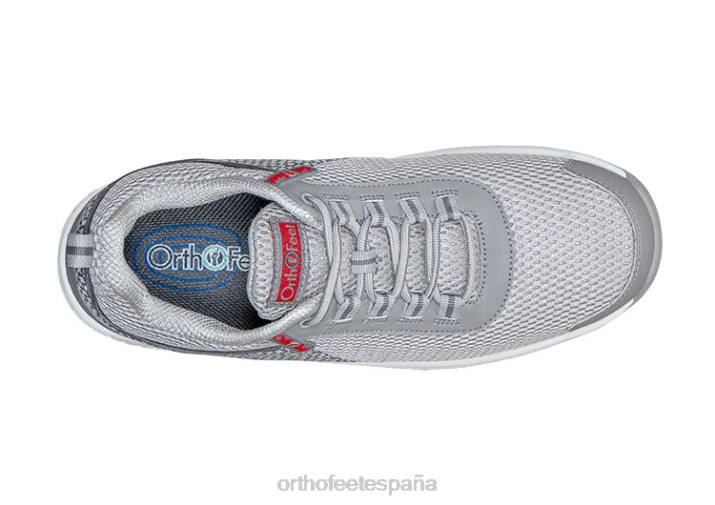 tramo de agua de borde hombres Orthofeet 00DT134 gris zapatillas
