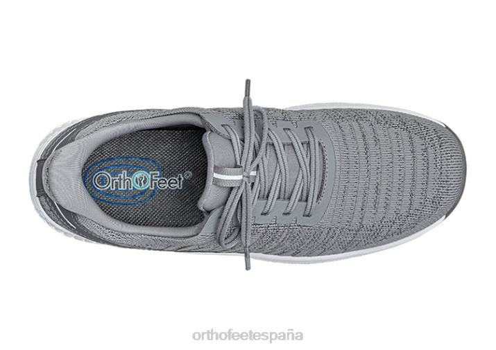 yari manos libres hombres Orthofeet 00DT127 gris zapatillas