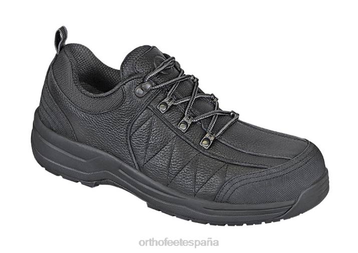 zapatos de trabajo de dolomita hombres Orthofeet 00DT160 negro zapatos de trabajo