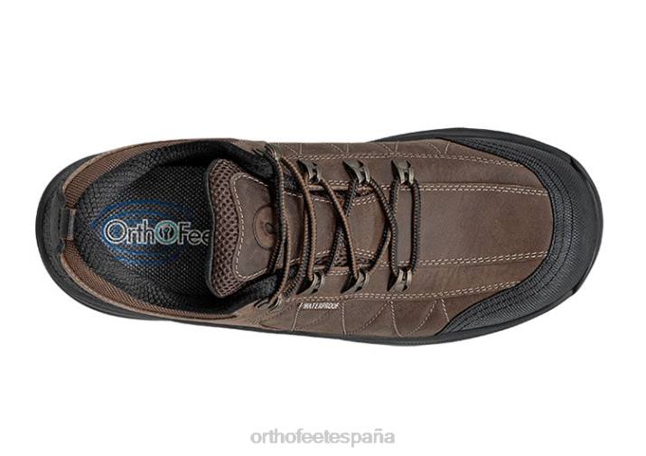 zapatos de trabajo de dolomita hombres Orthofeet 00DT161 marrón zapatos de trabajo