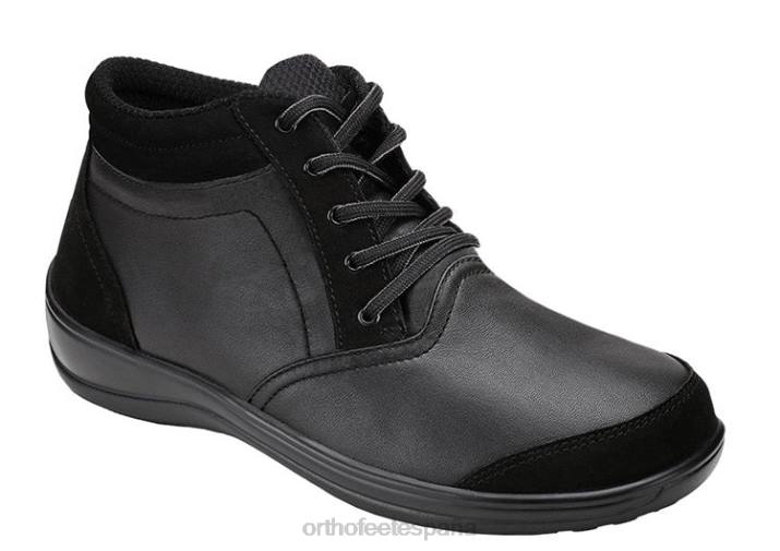 Milán mujer Orthofeet 00DT78 negro botas