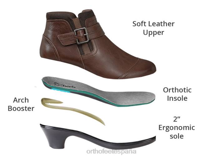 emma mujer Orthofeet 00DT88 marrón botas
