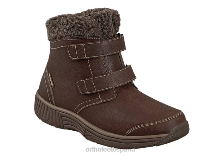 florencia impermeable mujer Orthofeet 00DT80 marrón botas