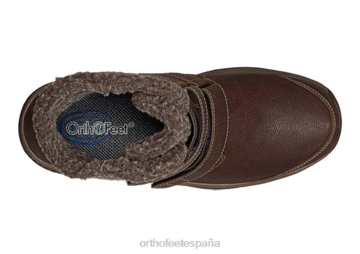 florencia impermeable mujer Orthofeet 00DT80 marrón botas