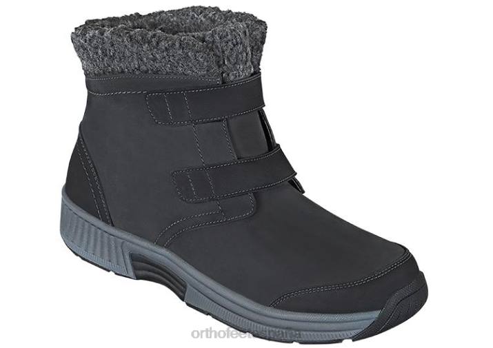 florencia impermeable mujer Orthofeet 00DT81 negro botas