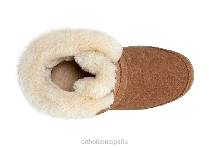 florencia mujer Orthofeet 00DT82 camello botas