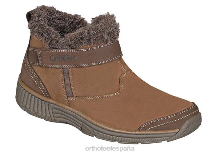 siena mujer Orthofeet 00DT86 marrón botas