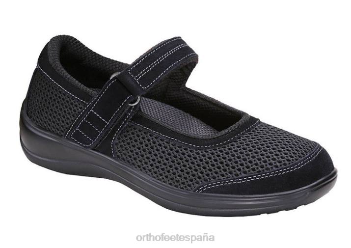 chattanooga mujer Orthofeet 00DT110 negro zapatos casuales