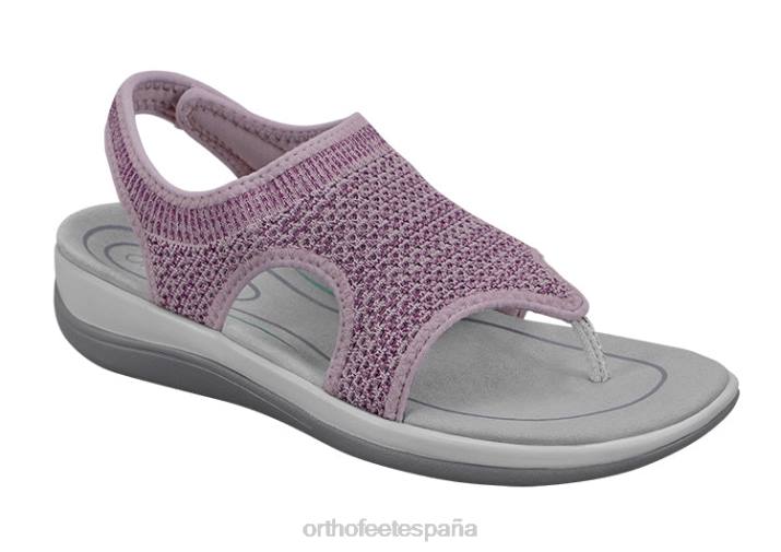 Lira mujer Orthofeet 00DT33 rosa sandalias