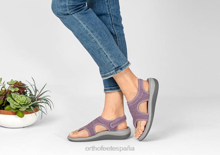 Lira mujer Orthofeet 00DT33 rosa sandalias