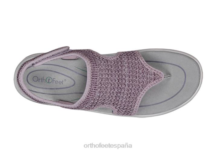 Lira mujer Orthofeet 00DT33 rosa sandalias