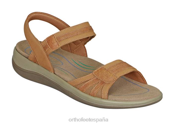 Paloma mujer Orthofeet 00DT11 camello sandalias
