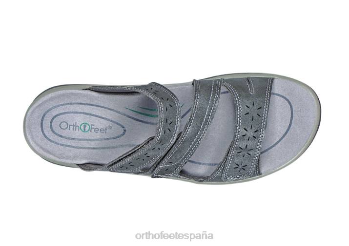 Sáhara mujer Orthofeet 00DT21 gris sandalias