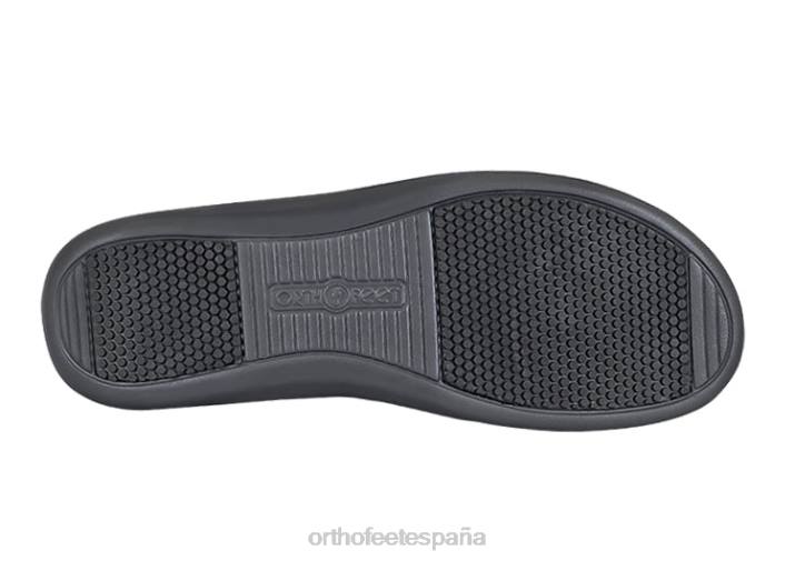 clio mujer Orthofeet 00DT30 negro sandalias