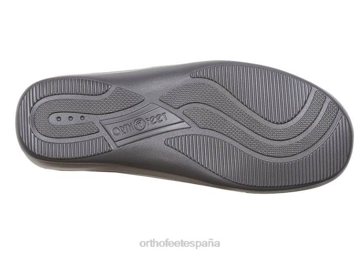correa de talón verona mujer Orthofeet 00DT36 estaño sandalias
