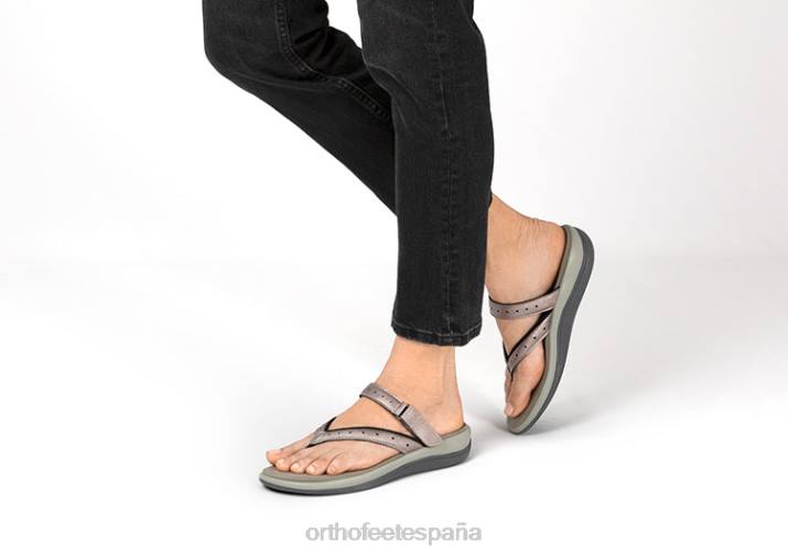 gayá mujer Orthofeet 00DT25 estaño sandalias
