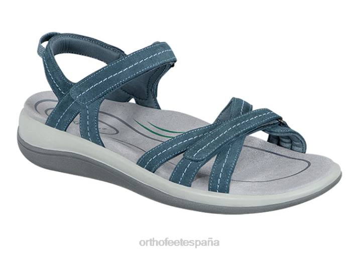 hidra mujer Orthofeet 00DT5 azul sandalias