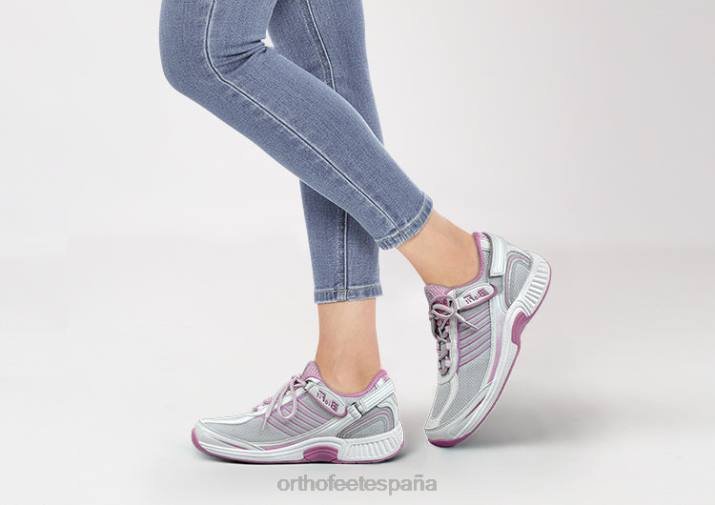 brío sin corbata mujer Orthofeet 00DT64 fucsia zapatillas