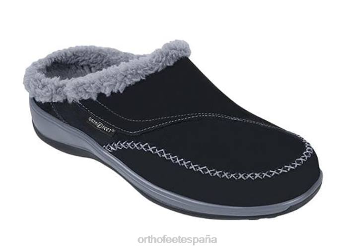 charlotte mujer Orthofeet 00DT114 negro zapatillas