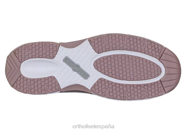 francis sin corbata mujer Orthofeet 00DT54 rosa zapatillas