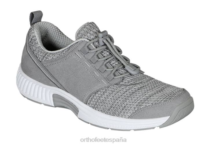 francis sin corbata mujer Orthofeet 00DT56 gris zapatillas