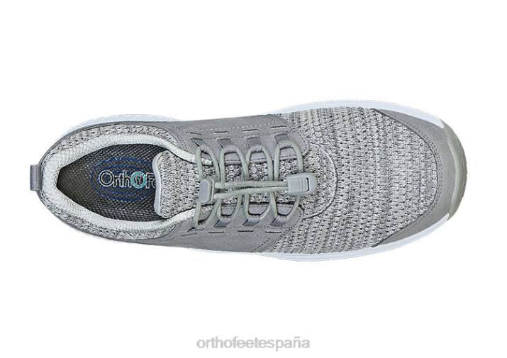 francis sin corbata mujer Orthofeet 00DT56 gris zapatillas
