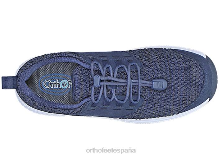 francis sin corbata mujer Orthofeet 00DT57 azul zapatillas