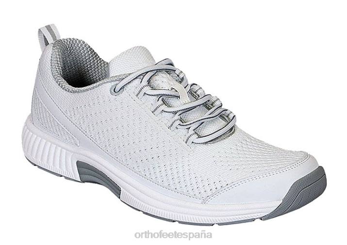 punto coralino elástico mujer Orthofeet 00DT53 blanco zapatillas