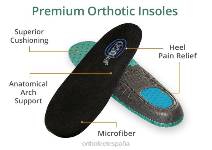 punto elástico louise mujer Orthofeet 00DT117 negro zapatillas