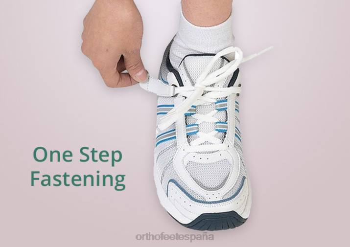 tahoe sin corbata mujer Orthofeet 00DT66 negro zapatillas