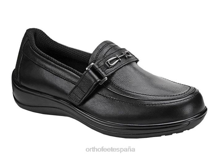 chelsea mujer Orthofeet 00DT112 negro Zapatos de vestir