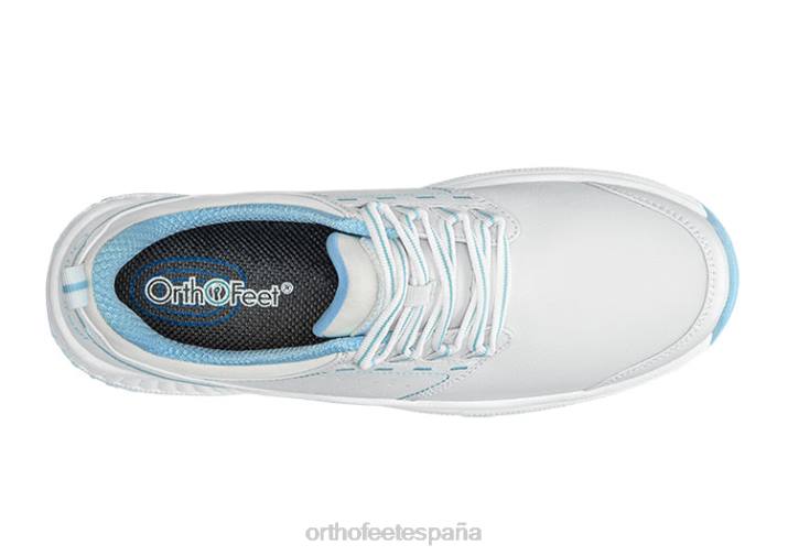 talya antideslizante mujer Orthofeet 00DT59 blanco zapatos medicos